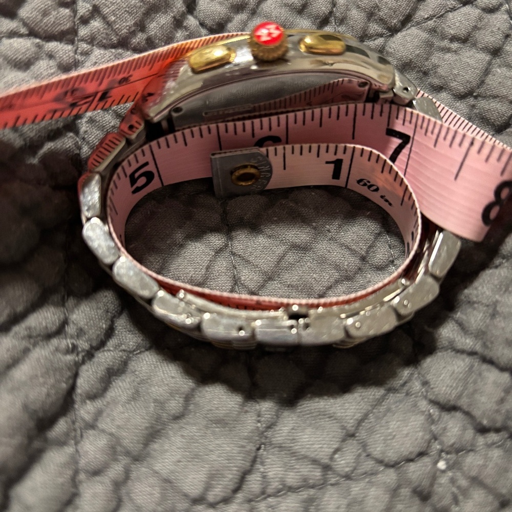 Michele Releve Two Tone Gold & Silver Watch - Picture 9 of 9